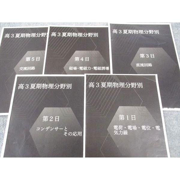 鉄緑会　高3物理　分野別　夏期講習 鉄緑会2024年度高3物理夏期講習分野別講習 【公式通販】