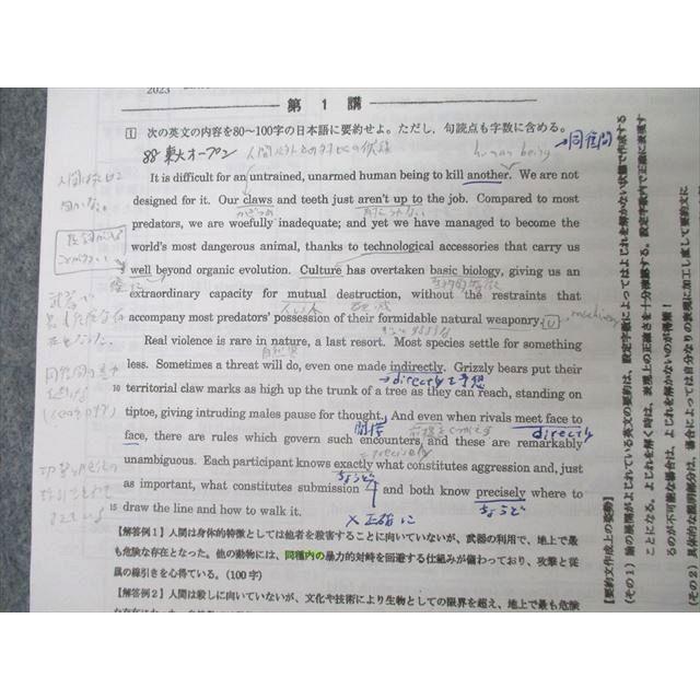 河合塾 東京大学 東大英語/要約・和訳・総合【テスト2回分付き 河合塾 東京大学 東大英語/要約・和訳・総合【テスト2回分付き