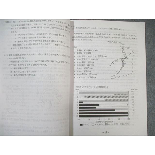 浜学園 小6 女子最難関コース 理科 志望校別特訓問題集(7月・8月) 2022 