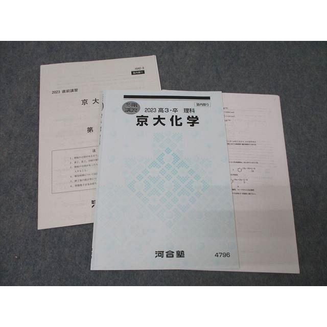 河合塾 京都大学 京大化学【テスト1回分付き】 テキスト 2023 冬期