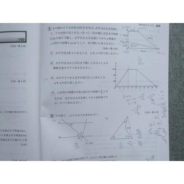塾専用 中2 ウイニング 中学問題集PLUS 数学2 ☆ 020S5B : ブックス