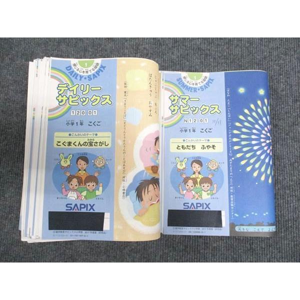 SAPIX サマー/デイリーサピックス N12-01〜05/120-01〜15 通年セット 2017 ☆ 080R2D SAPIX サマー/デイリーサピックス N12-01〜05/120-01〜15 通年セット