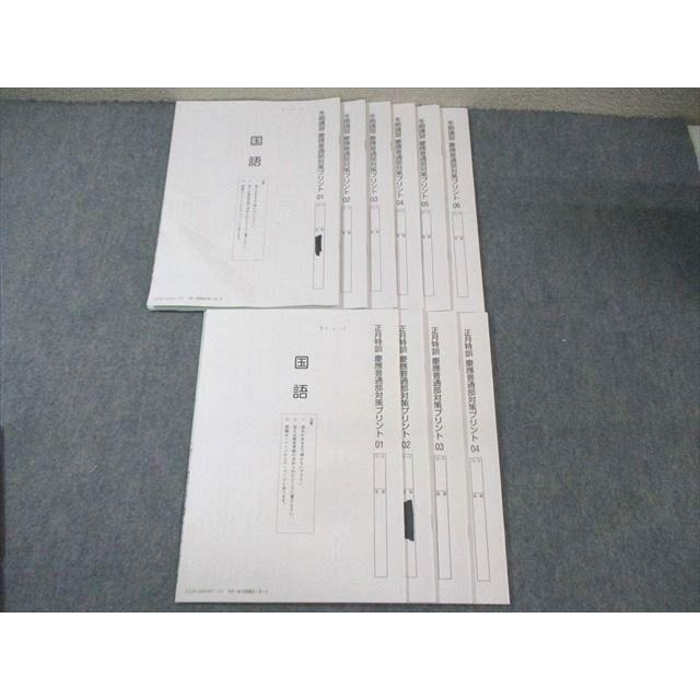 SAPIX サピックス 慶應普通部対策プリント 冬期講習/正月特訓 国語