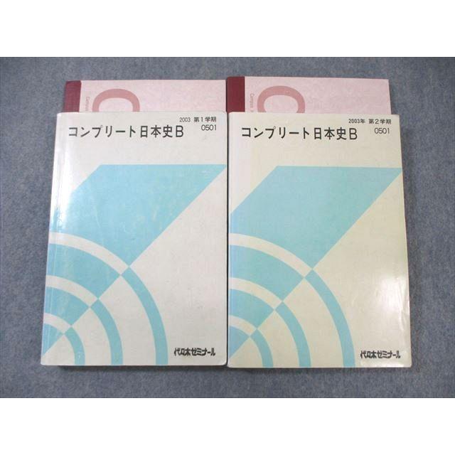 昔の代々木ゼミナールテキスト　詳説日本近現代史ゼミ１・２　2冊揃い 代々木ゼミナール 代ゼミ コンプリート日本史B テキスト通年セット