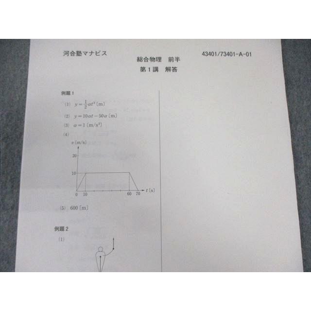 河合塾マナビス 総合物理/演習1/2 計4冊 ☆ 030S0C : ブックスドリーム