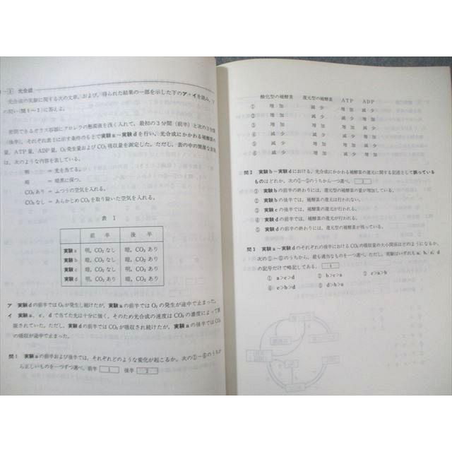 【中古】 生物（95年受験用） 河合塾 センター試験 生物 テキスト通年セット 状態良品 1995 計2冊