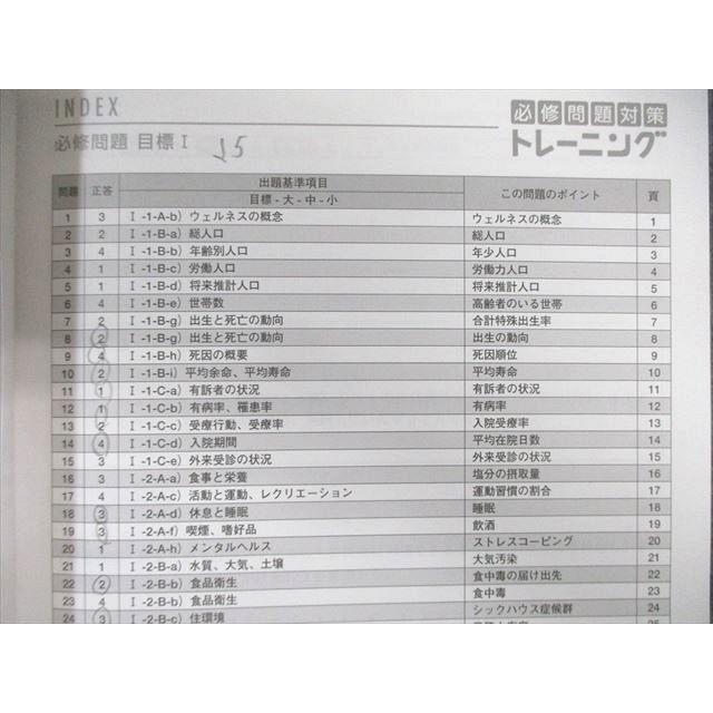 医教 看護師国家試験 必修問題対策 トレーニング解答解説書 目標I〜IV