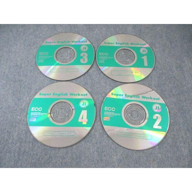 ECC Super English Workout JA 教材セット ECC Super English Workout JI CDセット1/2 CD7枚 ☆ 030m0B
