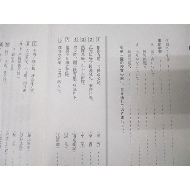 駿台 国語 漢文A(基礎編)/漢文V テキスト通年セット 2020 計2冊 久我