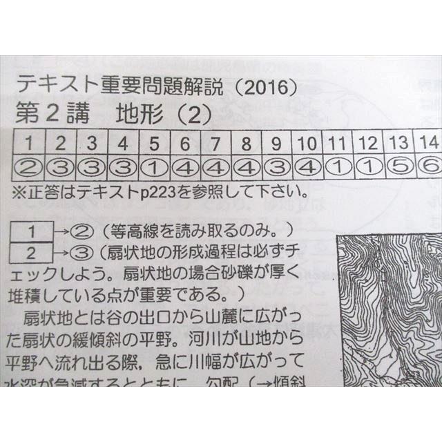 河合塾 センター試験地理B テキスト通年セット 2016 計2冊 ☆ 028S0C