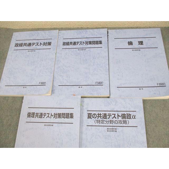 駿台 倫理/政治経済/政経共通テスト対策/問題集/夏の共通テスト倫政α