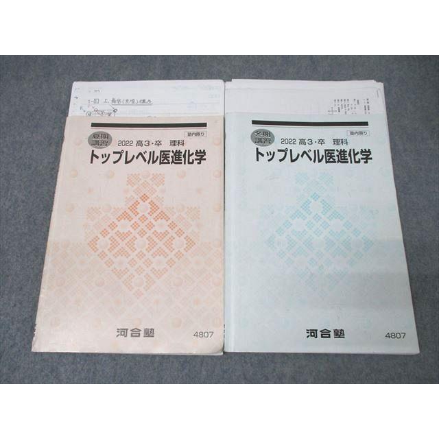 河合塾 トップレベル医進化学 テキストセット 2022 夏期/冬期 計2冊