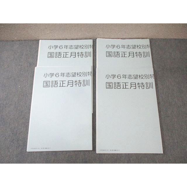 2022年受験組サピックス正月特訓6年生 全4日間フルセット 【公式通販】