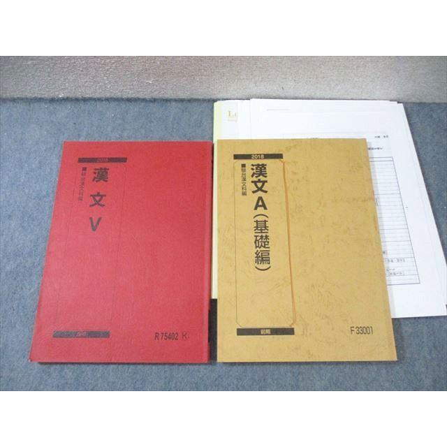 駿台 漢文A(基礎編)/漢文V 通年セット 2018 計2冊 小川倫子 ☆ 021S0C