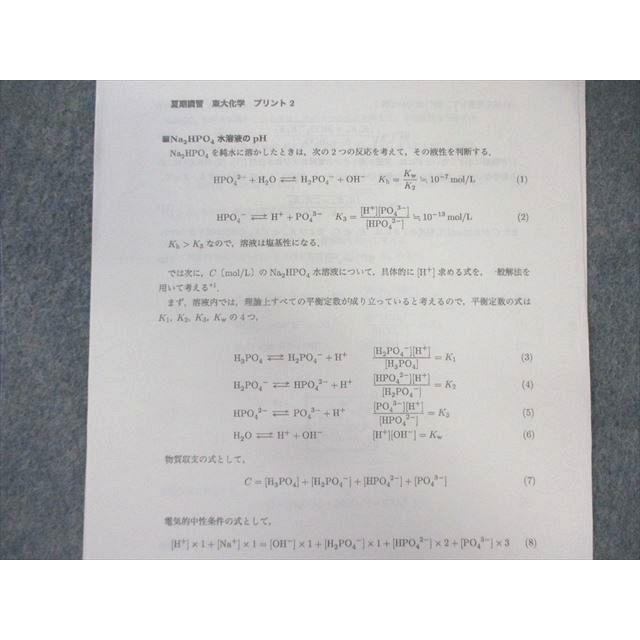 駿台 東大化学 2023 夏期/冬期 計2冊 ☆ 025S0D : ブックスドリーム 学  