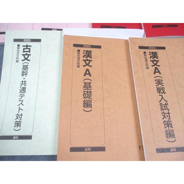 駿台 共通テスト現代文/漢文/古文 テキスト通年セット 2023 計7冊 岩科