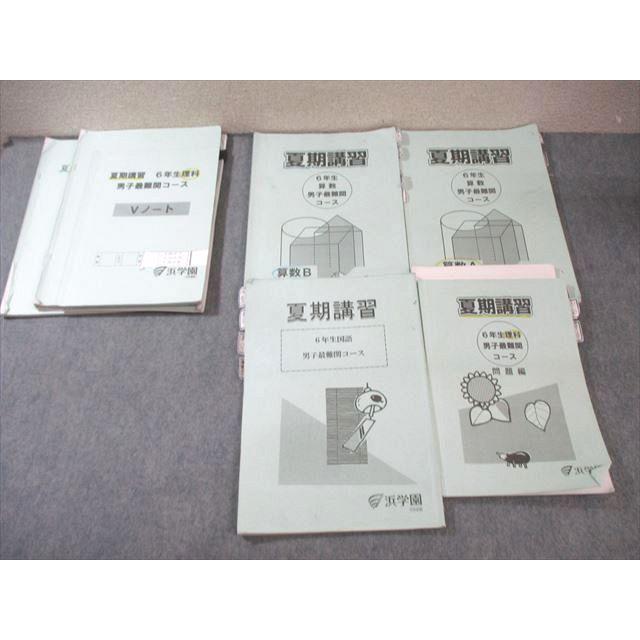 浜学園 小6 男子最難関コース 夏期講習 国語/算数/理科 2023 ☆ 060R2D