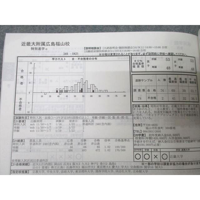 育伸社 西日本 高校 受験資料集 SUCCESS FILE 志望校選びの進路白書