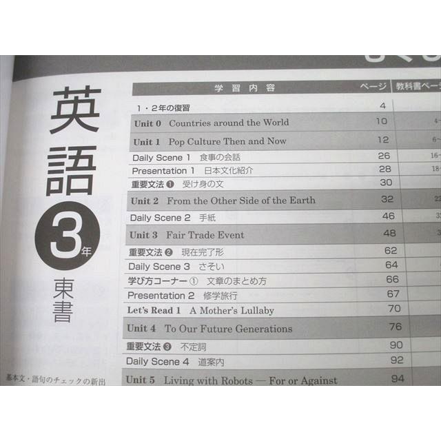 塾専用 中学3年 Keyワーク/定期テスト対策 Keyテスト 英語【東京書籍
