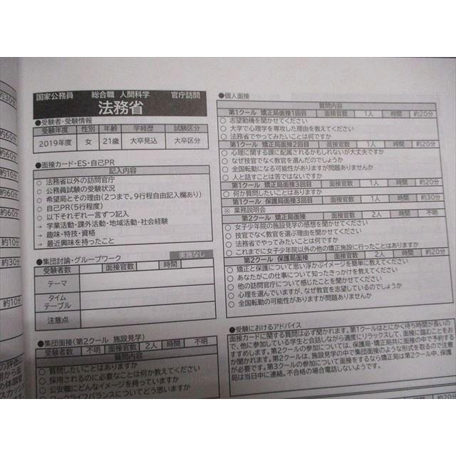 資格の大原 公務員講座 テキスト 人物試験・面接試験対策II 実例集