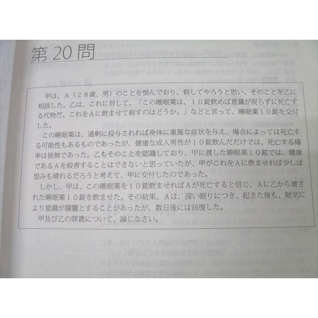 アガルートアカデミー 司法試験 重要問題習得講座 刑法 2025年合格目標 