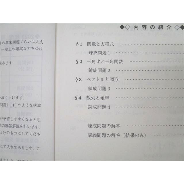 駿台 難関・数学IAIIB テキストセット 状態良 2023 夏期/冬期 計2冊