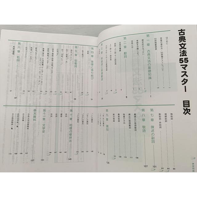 四谷学院 古典文法55マスター/解答集 書き込みなし 2023 ☆ 010S0B