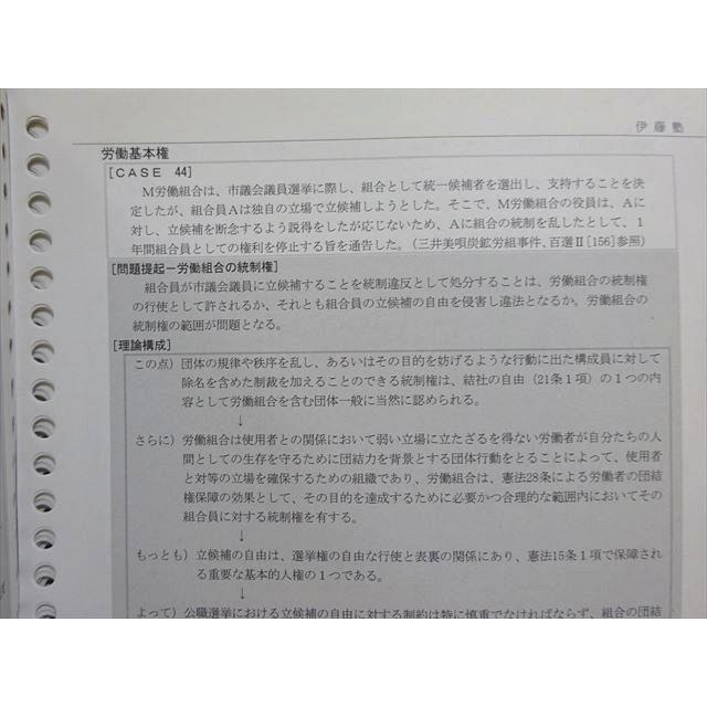 伊藤塾 公務員試験 論文トレーニング テキスト 憲法 ☆ 013m4B