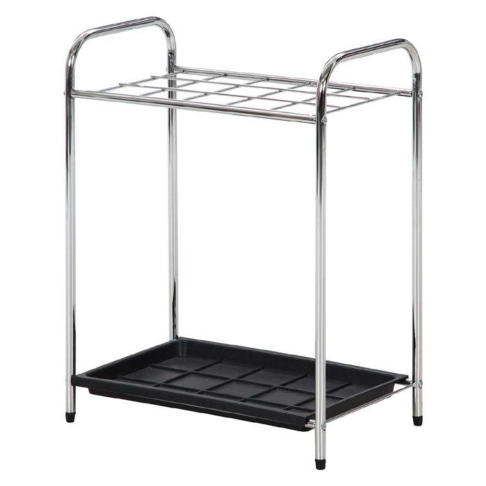 クロム傘立て １５マス おしゃれ 安い 最安値で