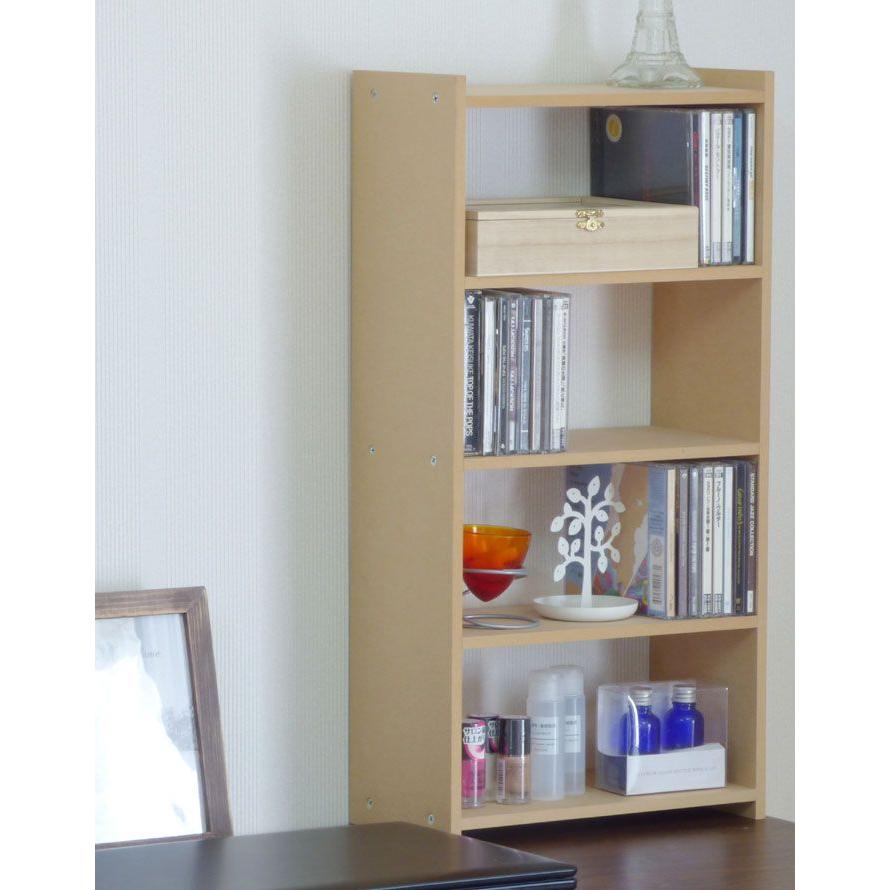 日本製 Cd収納向け薄型ミニラック W 4 卓上ラック ラック デスクラック 卓上 デスク上 小物収納 棚 デスク整理 Cdラック Cd収納 小物置き 収納 おしゃれ 安い Y Fk M W4 本棚専門店 通販 Yahoo ショッピング