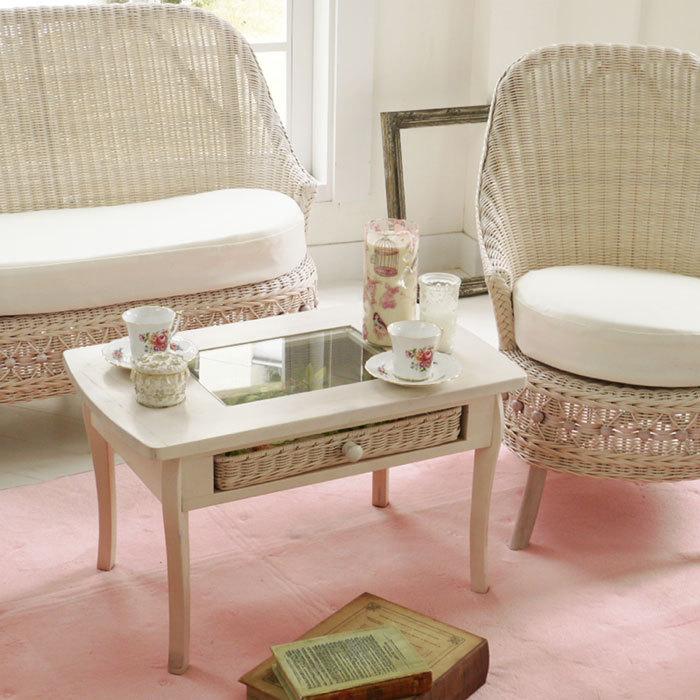 コレクションテーブル 幅65cm T803ww 籐家具 ラタン家具 ローテーブル ガラステーブル ガラスのテーブル 籐かご 籐のかご 収納 収納家具 姫系 Y Sf T803ww 本棚専門店 通販 Yahoo ショッピング