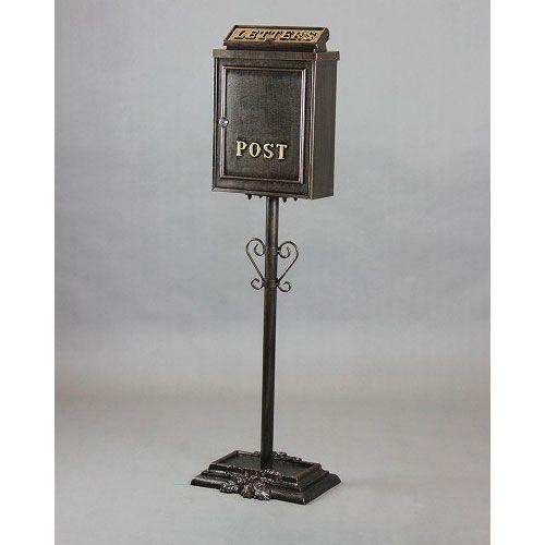 郵便受け スタンド スタンドポスト 置き型ポスト かわいい 鍵付き 鋳物ポストスタンド ピュアー 無地 手紙入れ ポスト 郵便 郵便ポスト アンティーク Y Sn Xz 06 本棚専門店 通販 Yahoo ショッピング