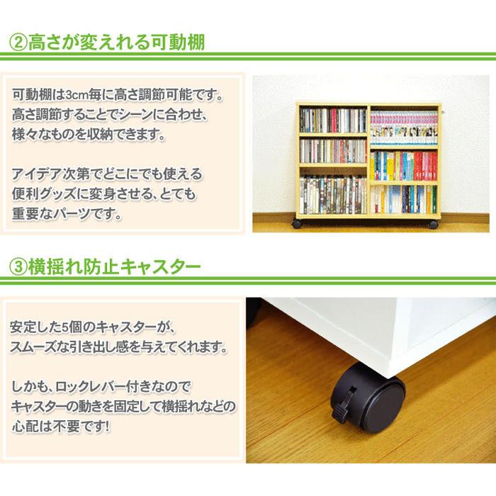 押入れ収納 スライド収納 本棚 本収納 幅cm すき間収納 隙間収納 押入れ本棚 キャスター付き 木製 文庫本収納 コミック Cd収納 Dvd収納 デスク横 薄型 Y Sz Et 26cw 本棚専門店 通販 Yahoo ショッピング