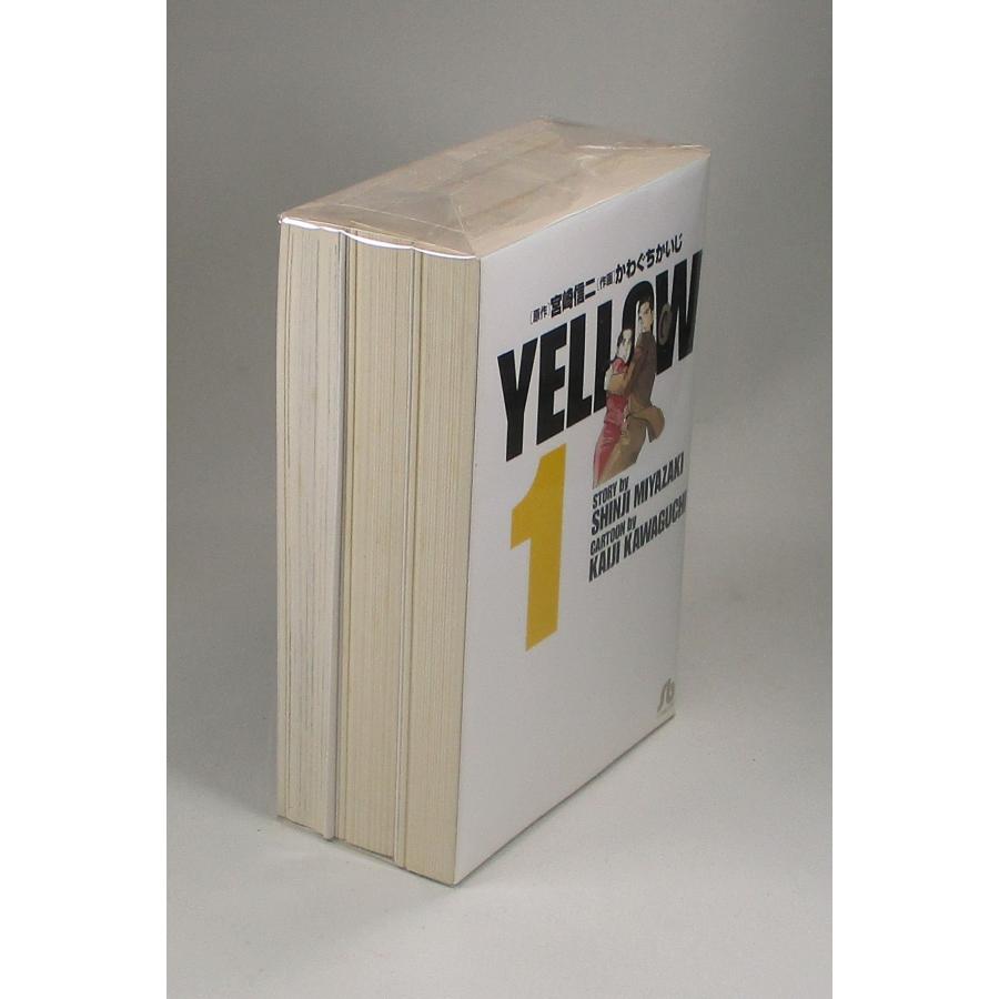 YELLOW 3冊セット かわぐちかいじ 宮崎信二 小学館文庫 全巻、表紙