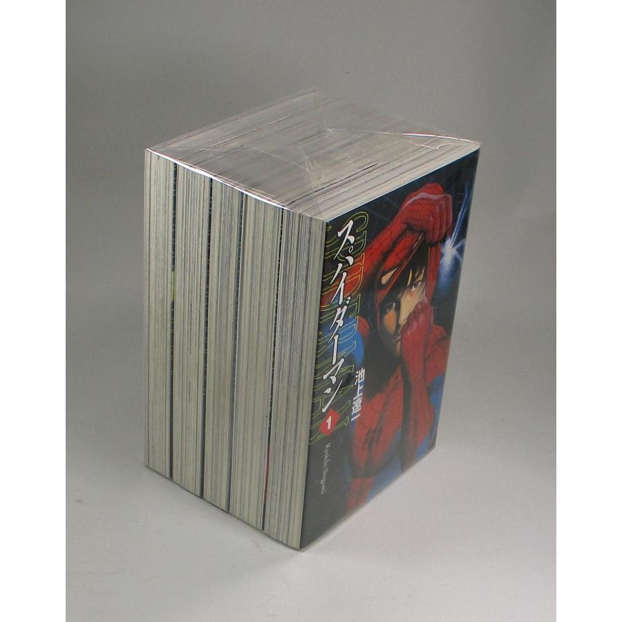 スパイダーマン 文庫版 全5巻 池上遼一 MF文庫 全巻 セット 全巻、表紙