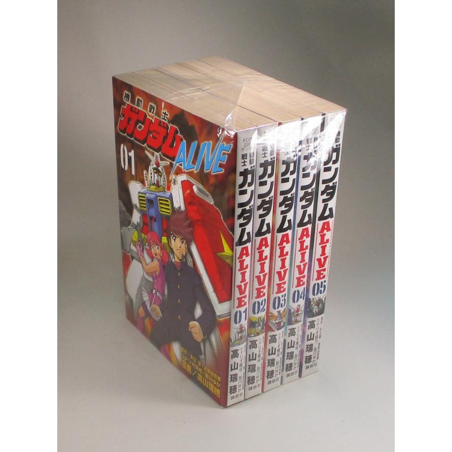 機動戦士ガンダムALIVE 　コミック　 1-5巻セット 　高山 瑞穂　KCデラックス　全巻、表紙アルコール除菌済