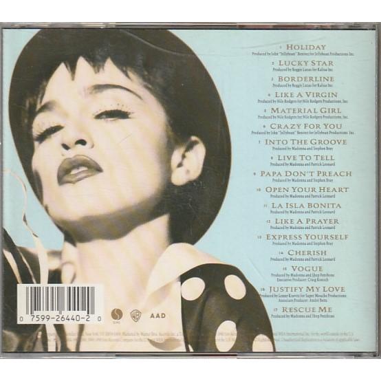 CD「MADONNA ／ The Immaculate Collection」 : くじらん古書店 - 通販