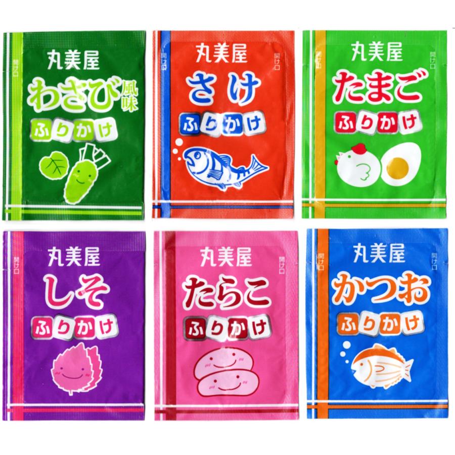 丸美屋 ふりかけ 36包（小分け6種×各6包・使い切り36回分）セット 〜 送料無料・ポイント消化（Yahoo!・くじらん古書店）