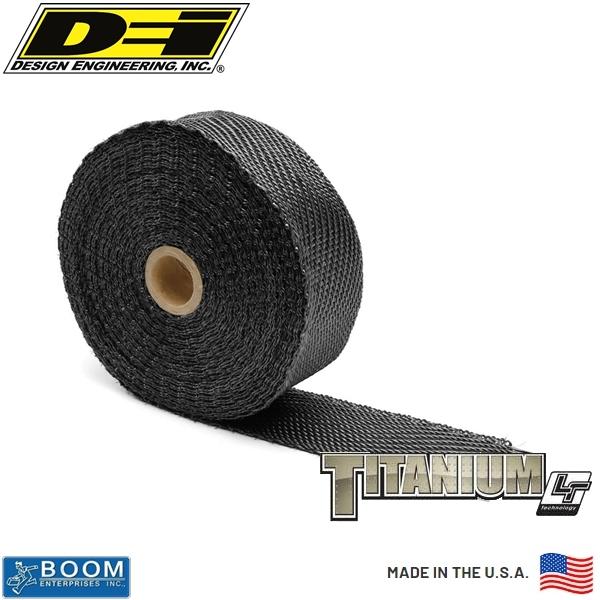 DEi 正規品 EXHAUST WRAP BLACK TITANIUM/エキゾーストラップ ブラック