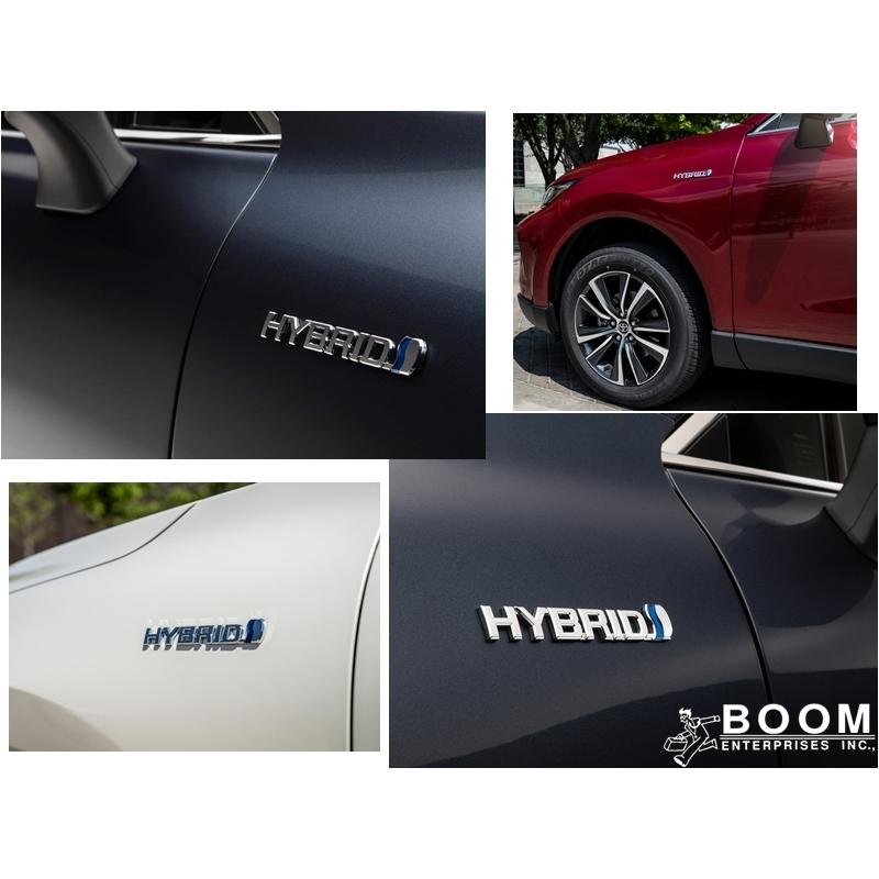 輸出仕様パーツ サイド HYBRID エンブレム トヨタ ハリアー