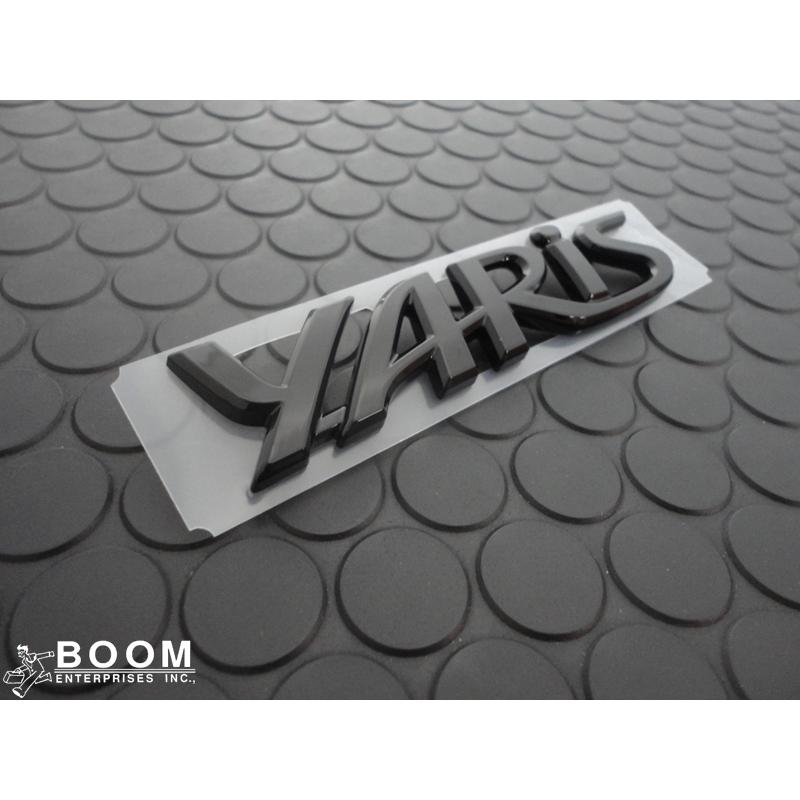 トヨタ純正パーツ YARISエンブレム ブラック（艶あり）トヨタ ヤリス