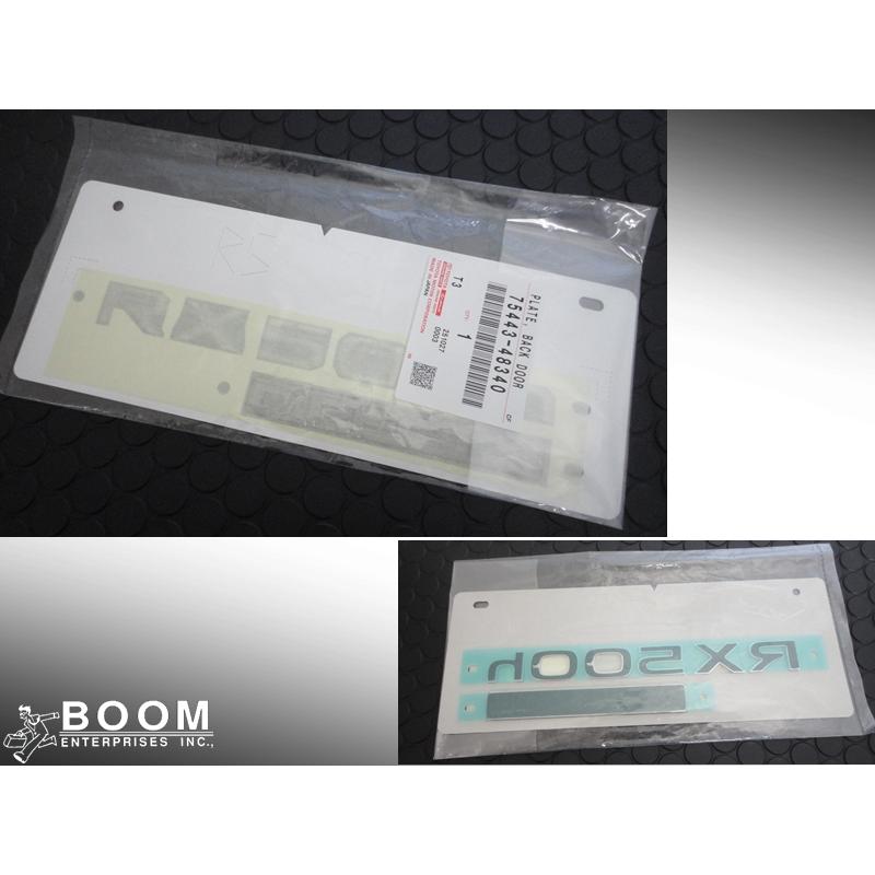 レクサス純正パーツ RX500h DIRECT4 エンブレム 品番:75443-48340
