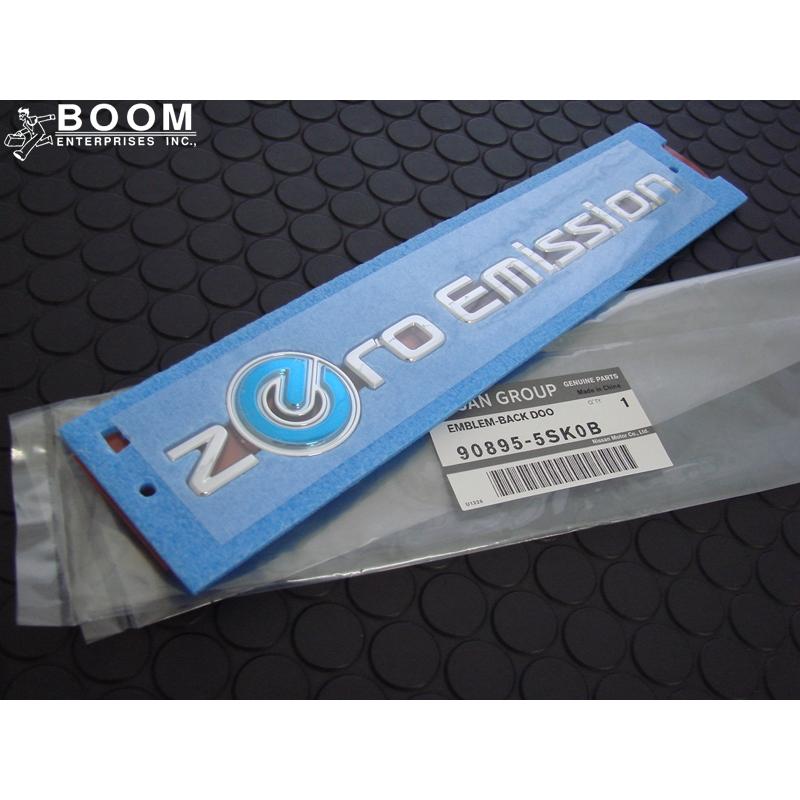 ニッサン 日産純正パーツ Zero Emission エンブレム 品番:90895 ニッサン 日産純正パーツ Zero Emission エンブレム 品番:90895