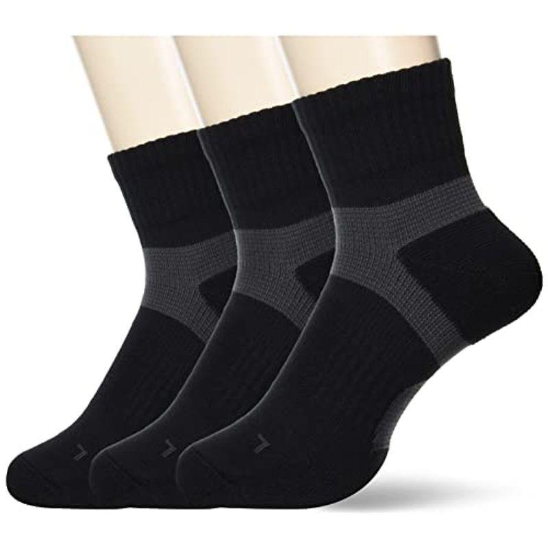 種類豊富な品揃え テーピング メンズ グンゼ ブラック アーチサポート アクティブスタイル 同色3足組 ショート丈 25 27 靴下 ソックス サイクルウェア ヘルメット