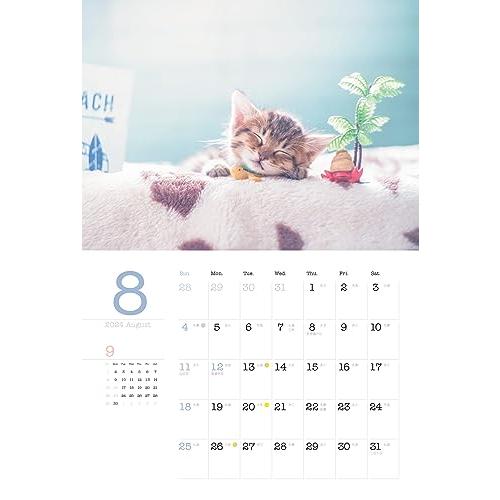 カレンダー2024 こねこと暮らす 保護猫チャリティーカレンダー（月めくり/壁掛け） (ヤマケイカレンダー2024)｜boom0415no2｜12