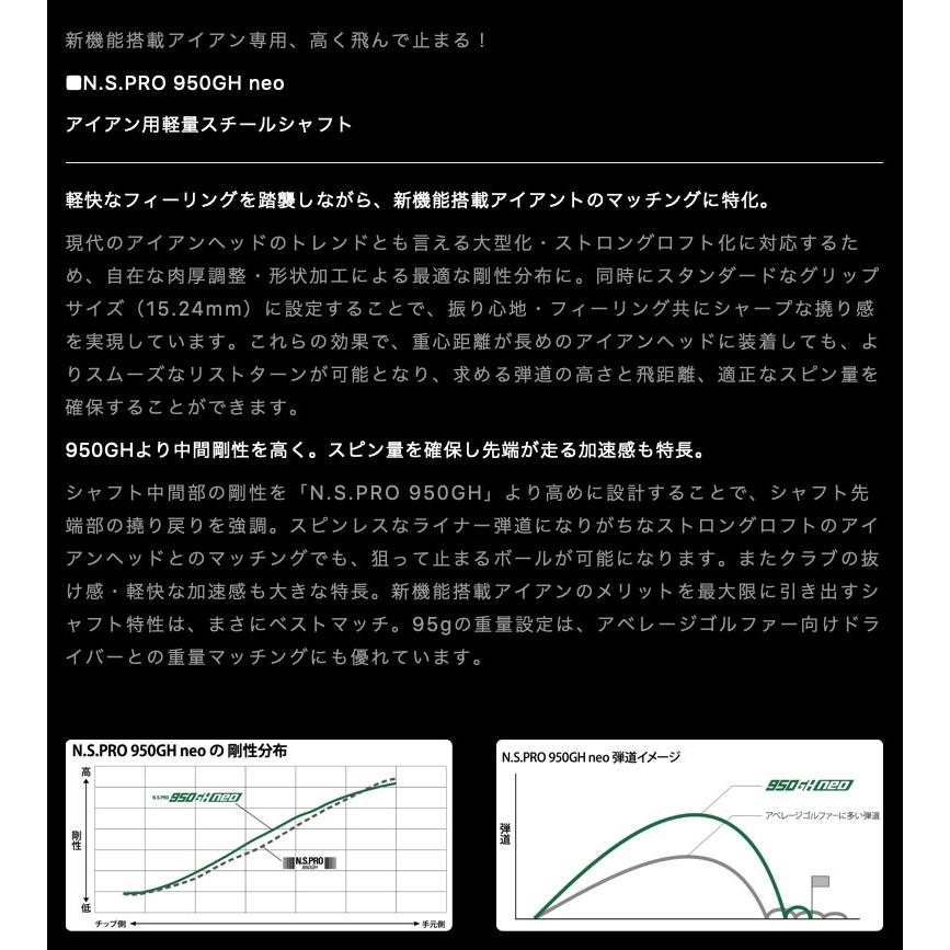 日本シャフト 工賃・グリップ込 NS 950GH NEO ネオ アイアン