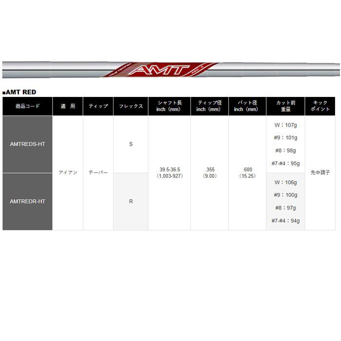 TRUE TEMPER（トゥルーテンパー） 5本 工賃・グリップ込 AMT RED