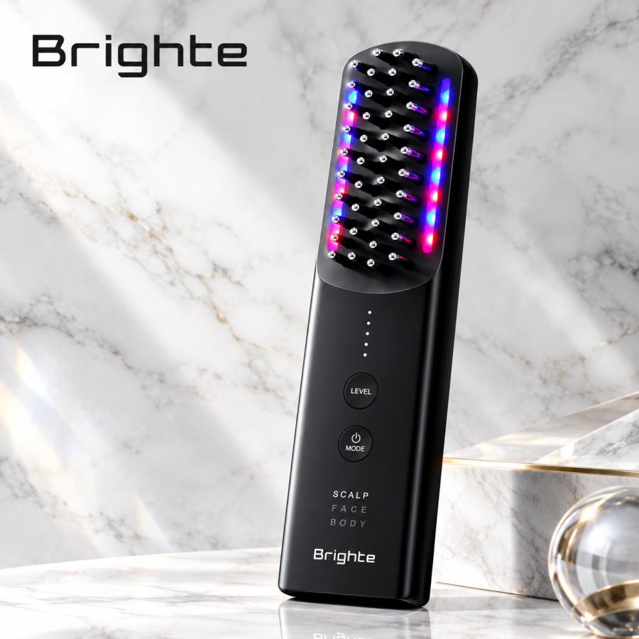 Brighte（ブライト） ELEKI BRUSH+ エレキブラシ 美顔器 EMS RF LED