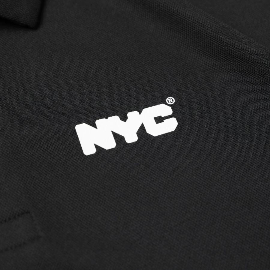 ゴルフウェア メンズ ポロシャツ 半袖 ニューエラ NEW ERA SS POLO NYC ニューヨーク メッシュ ネイビー ロゴ 日本正規品｜boomsports-ec｜02