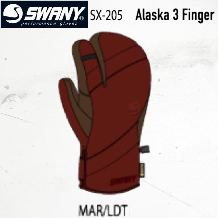 【早期予約】 グローブ 手袋 メンズ スノーボード スキー 24-25 スワニー アラスカ 3フィンガー SWANY Alaska 3 Finger 日本正規品｜boomsports-ec｜05